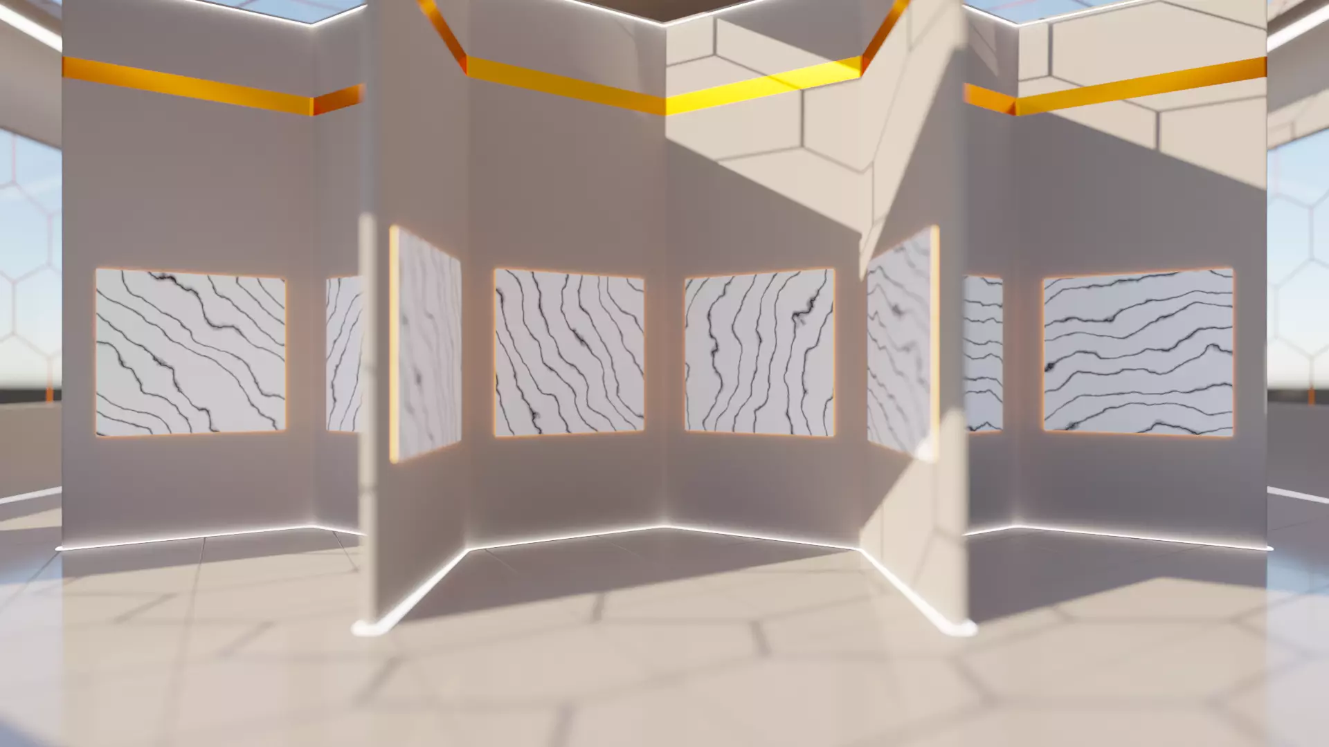 Art Gallery - 01 Low-poly 3D model_0