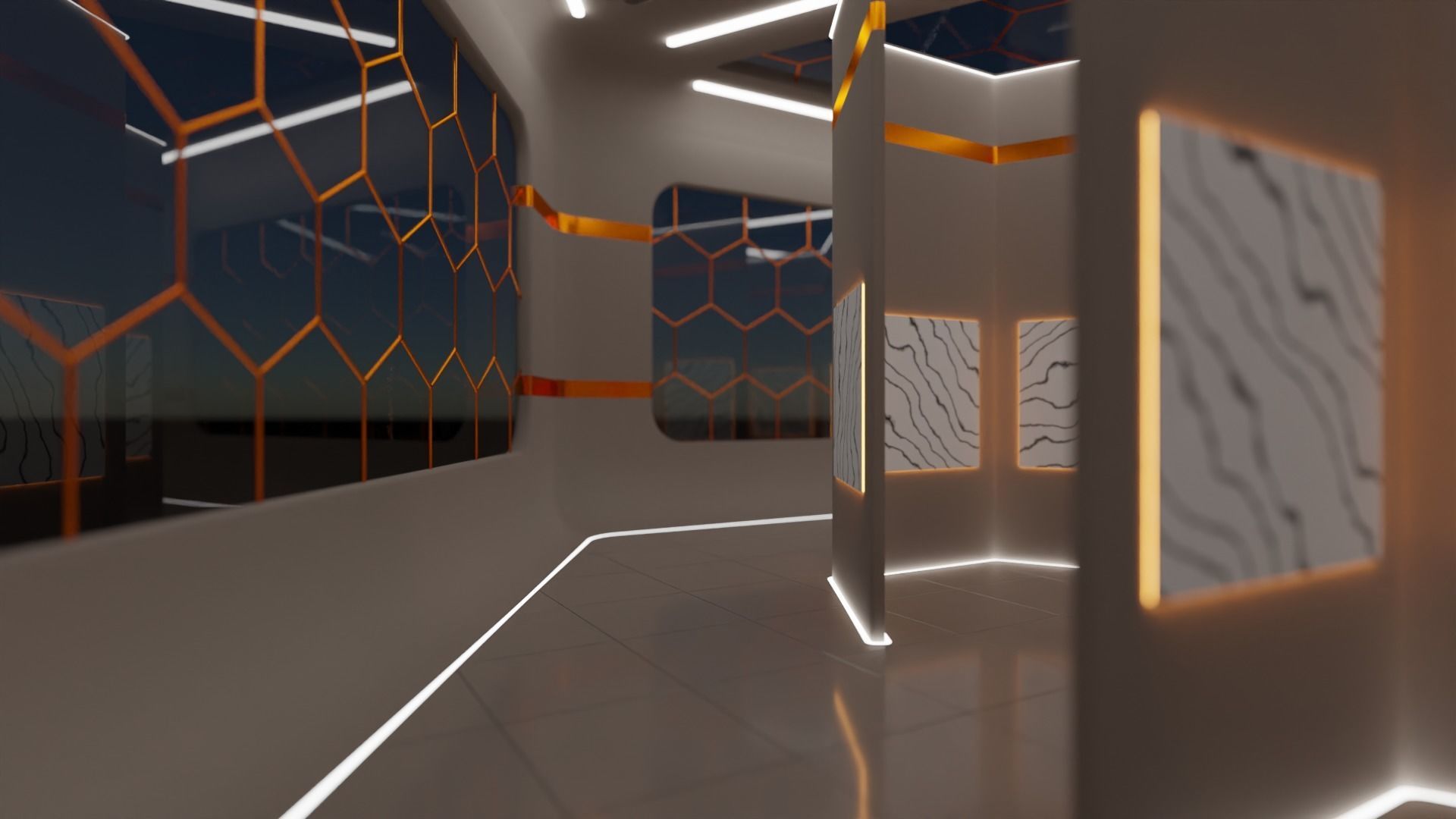 Art Gallery - 01 Low-poly 3D model_23