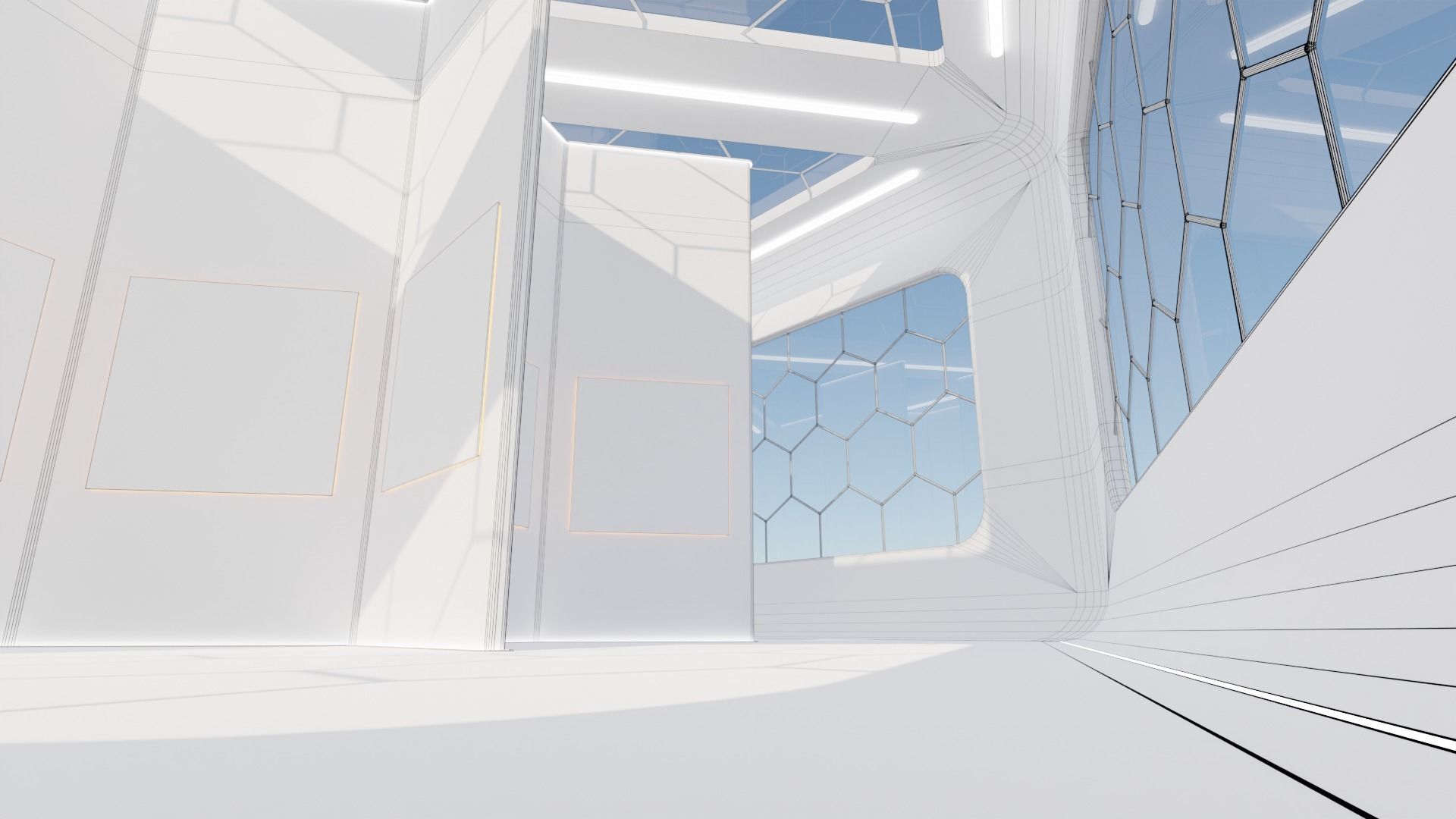 Art Gallery - 01 Low-poly 3D model_21