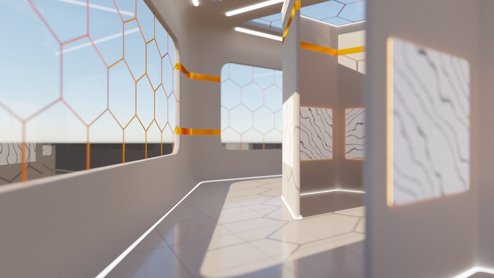 Art Gallery - 01 Low-poly 3D model_4