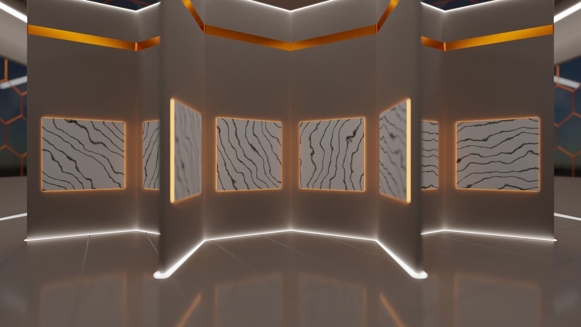 Art Gallery - 01 Low-poly 3D model_22