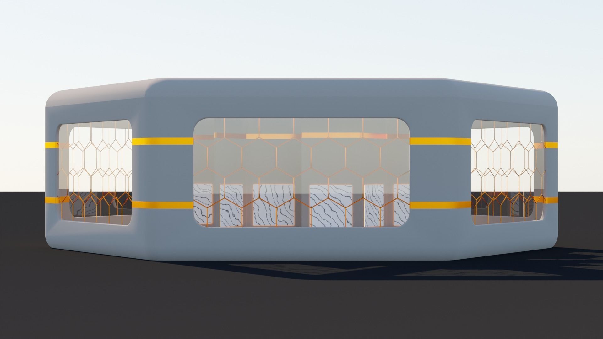 Art Gallery - 01 Low-poly 3D model_14