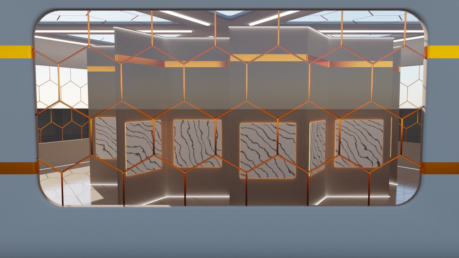 Art Gallery - 01 Low-poly 3D model_16