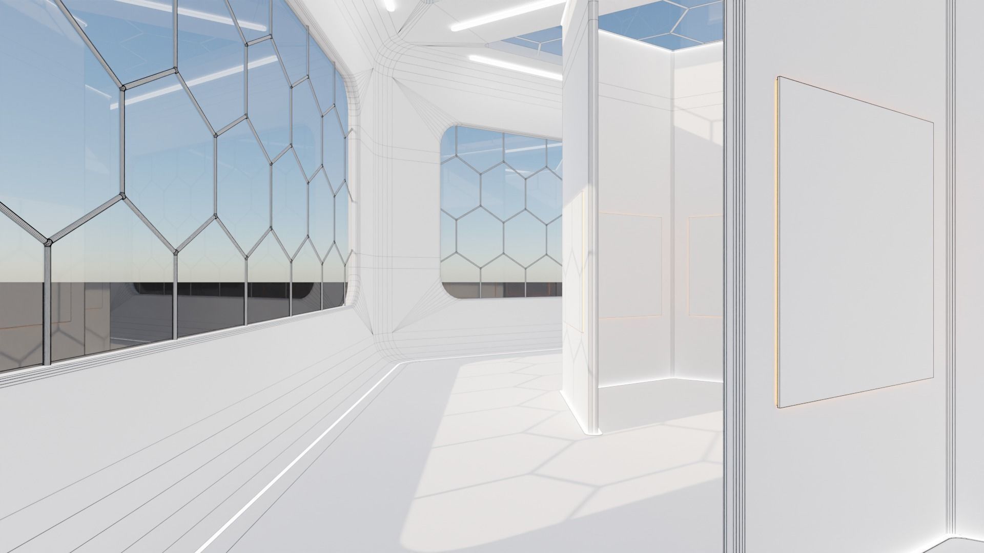 Art Gallery - 01 Low-poly 3D model_5