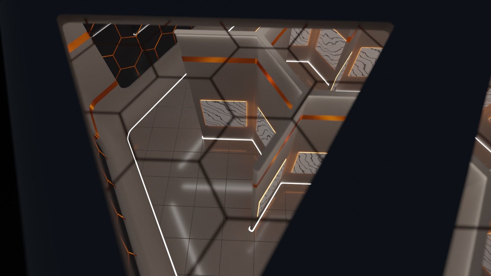 Art Gallery - 01 Low-poly 3D model_29