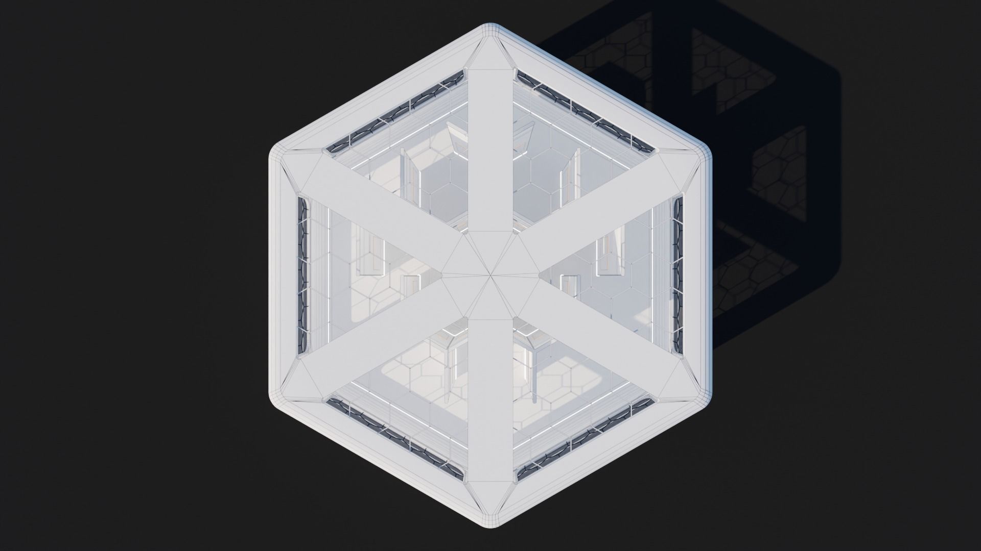 Art Gallery - 01 Low-poly 3D model_11