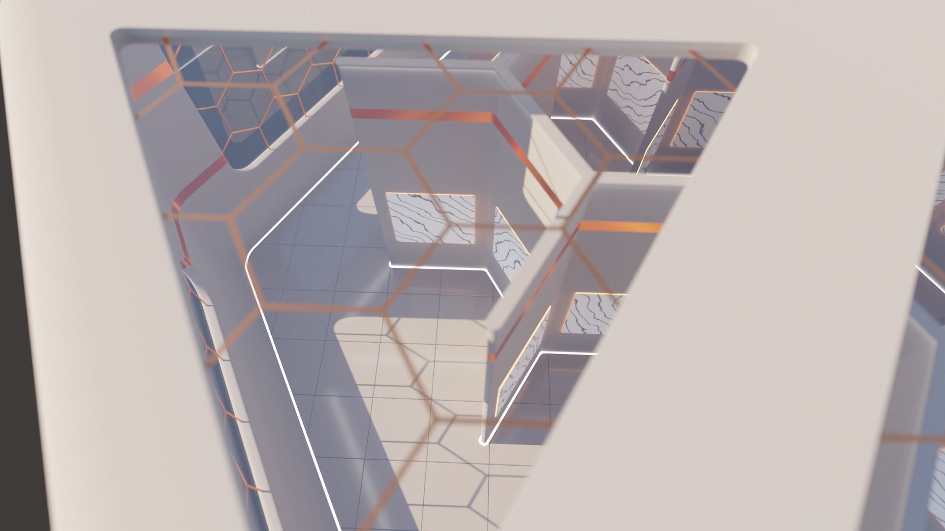 Art Gallery - 01 Low-poly 3D model_18