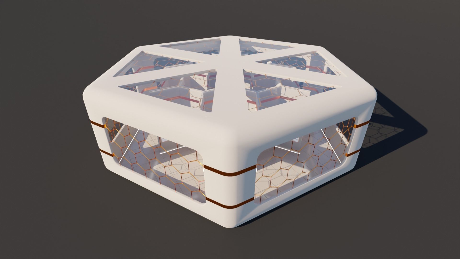 Art Gallery - 01 Low-poly 3D model_1