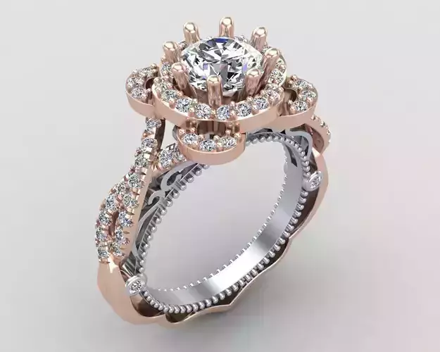 Diamond Engagement Ring 7-1-MW