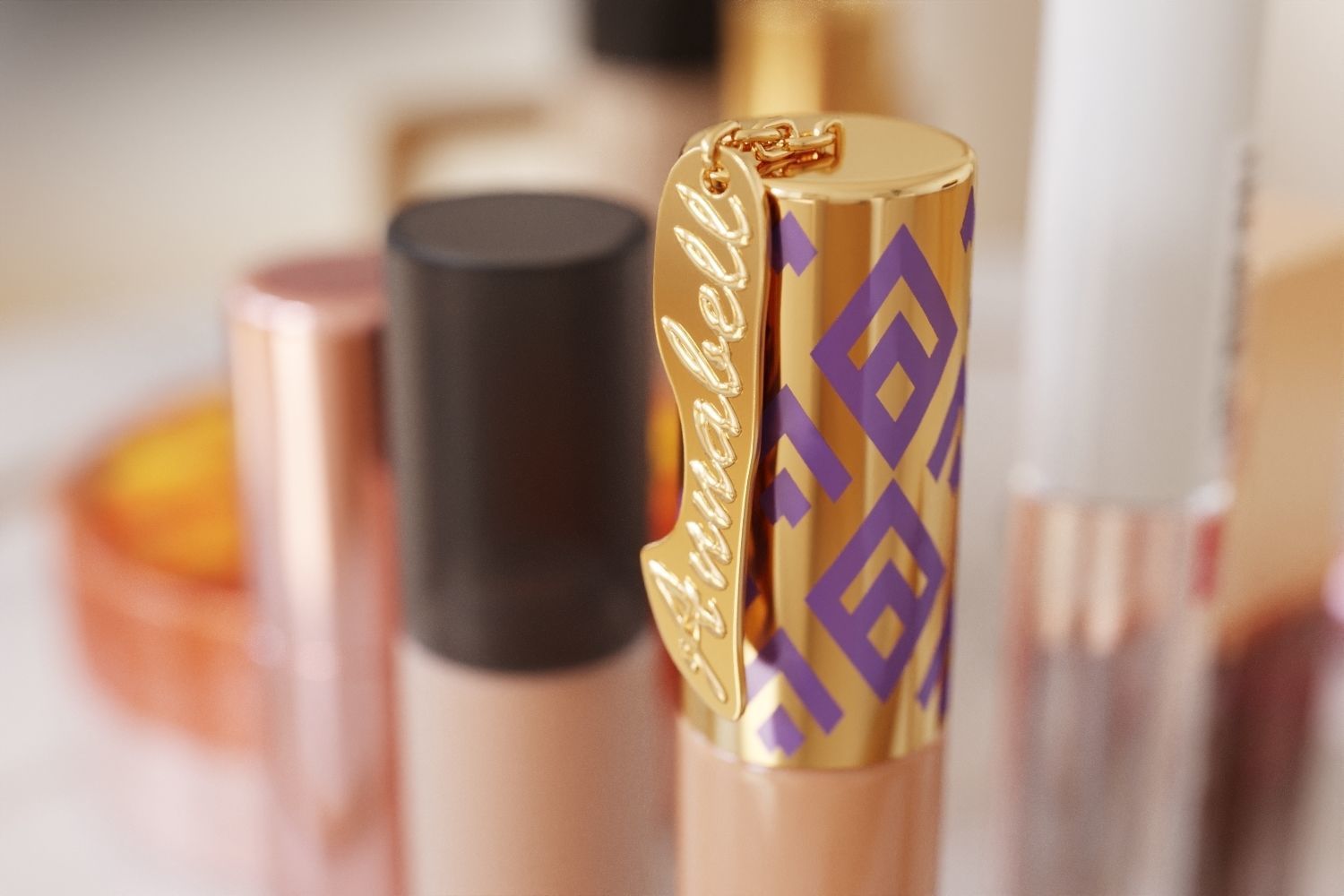 Set of makeup and skincare products 3D model_9