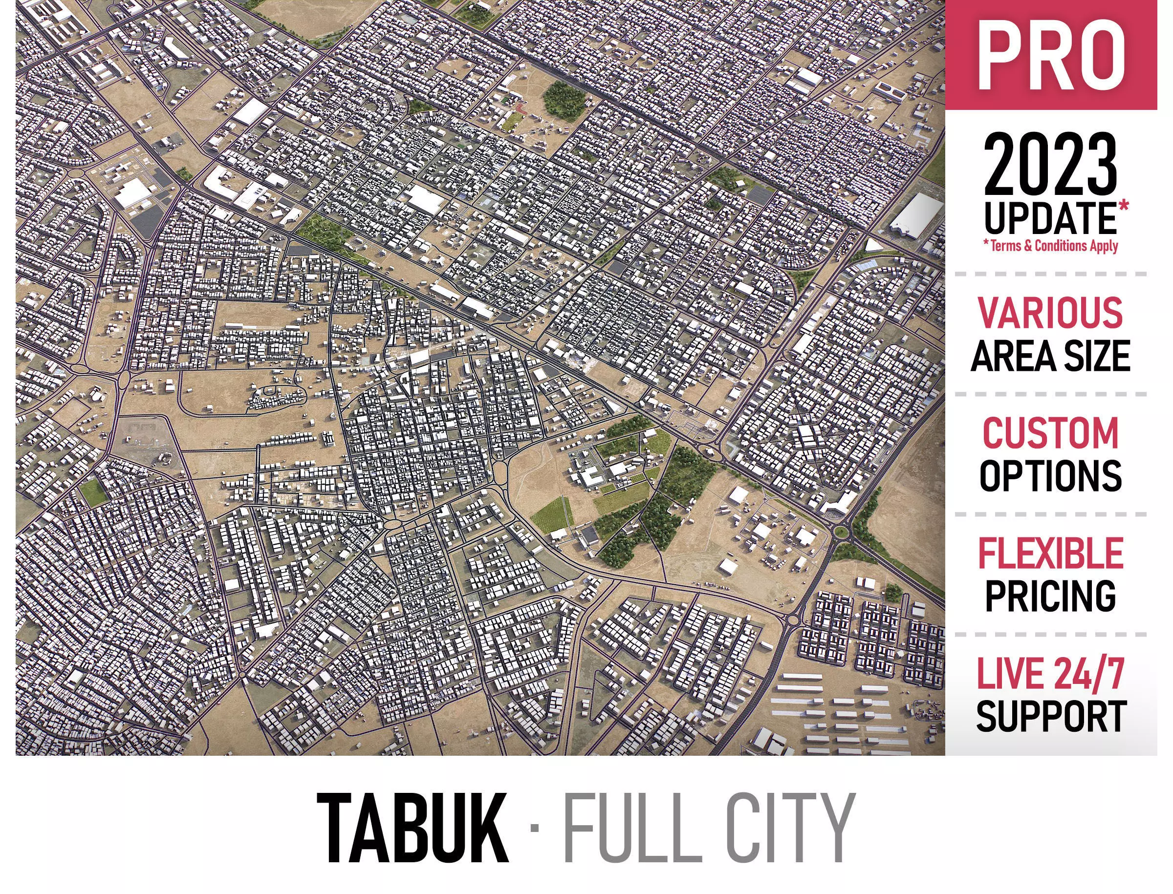 Tabuk Low-poly 3D model