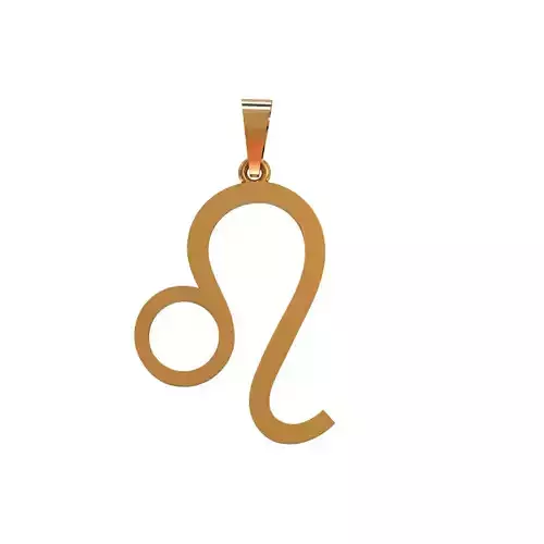 LEO logo pendant