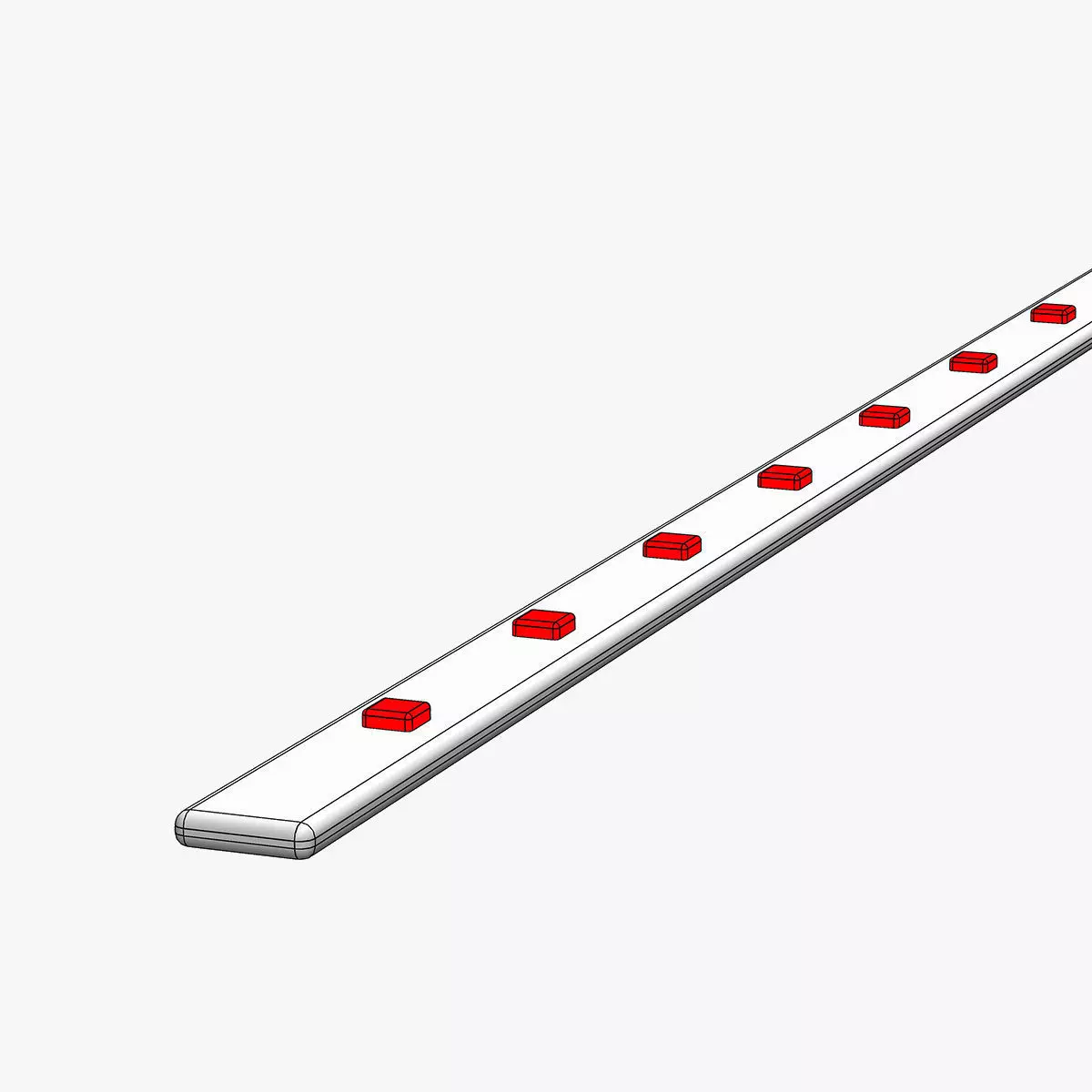 LED Strip 3D print model_0