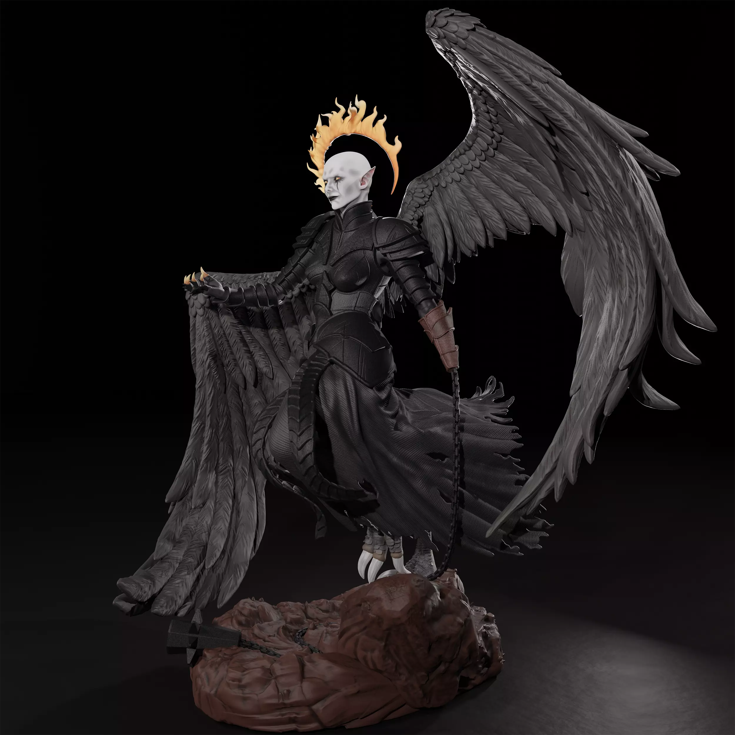 Zariel - DnD 3D print model_0