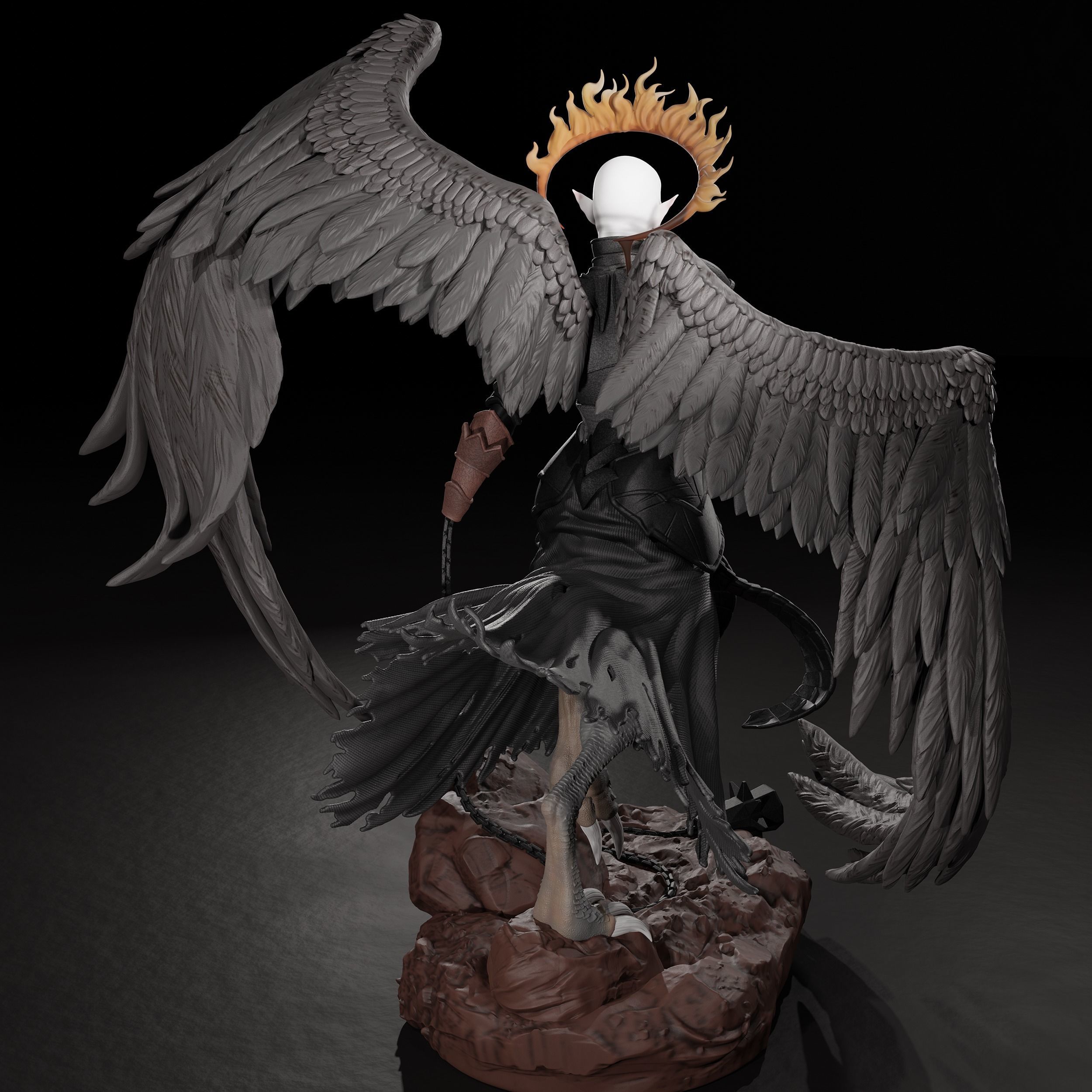Zariel - DnD 3D print model_3