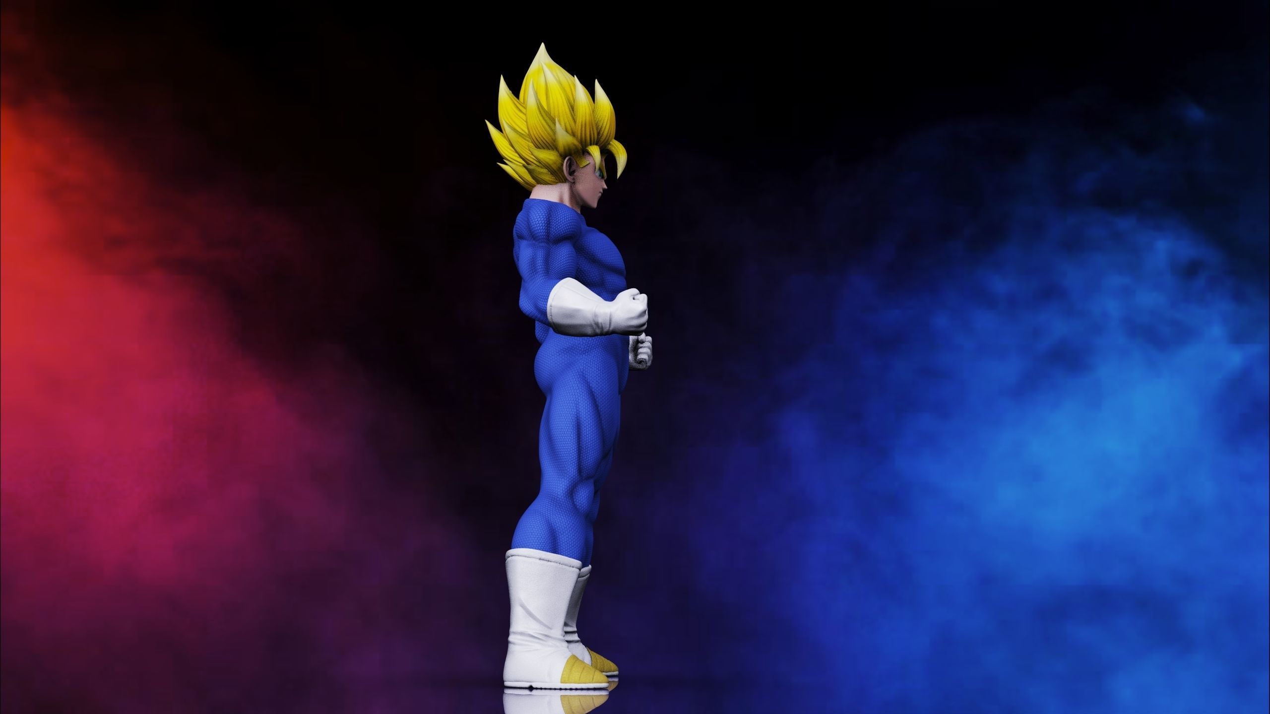 Goku ss2 3D print model_6