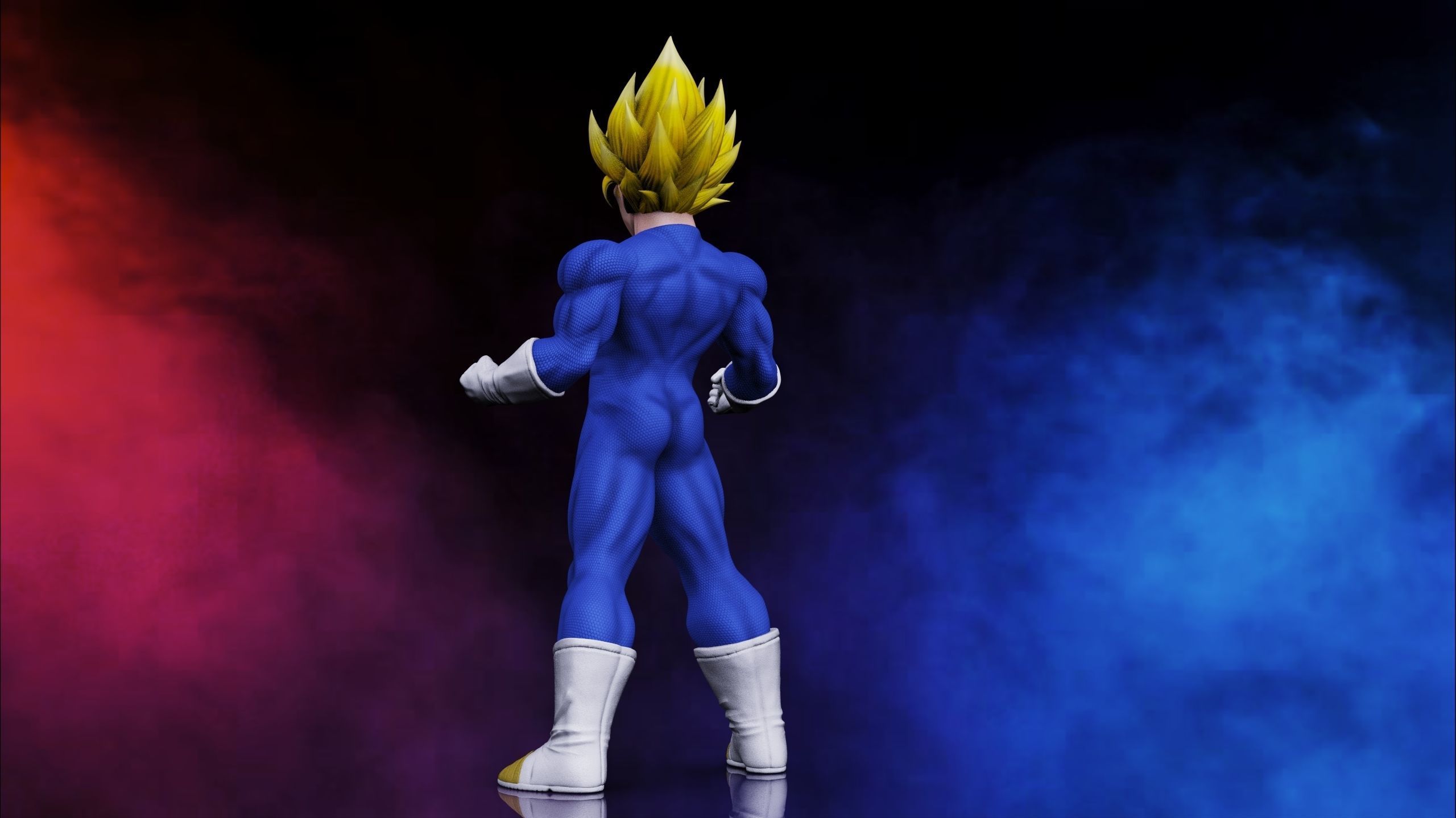 Goku ss2 3D print model_5