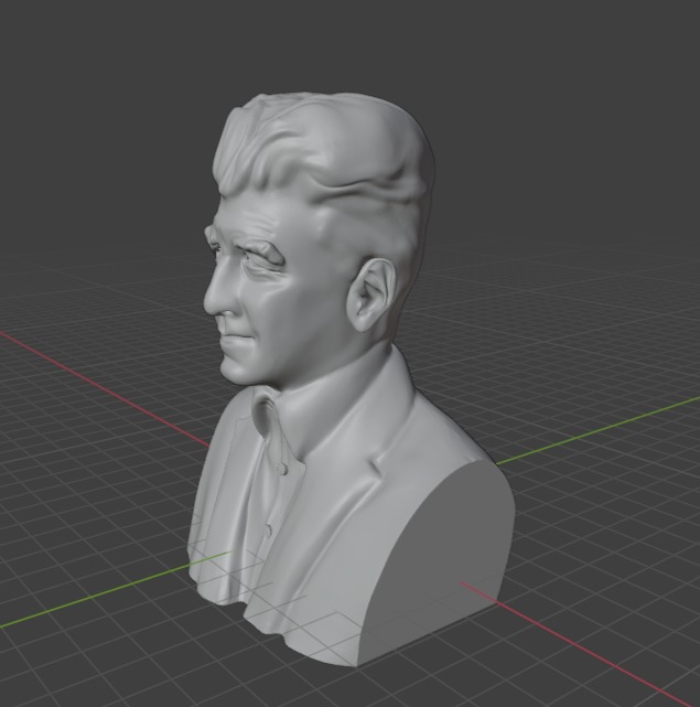 David Lynch 3D print model_11