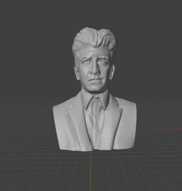 David Lynch 3D print model_2