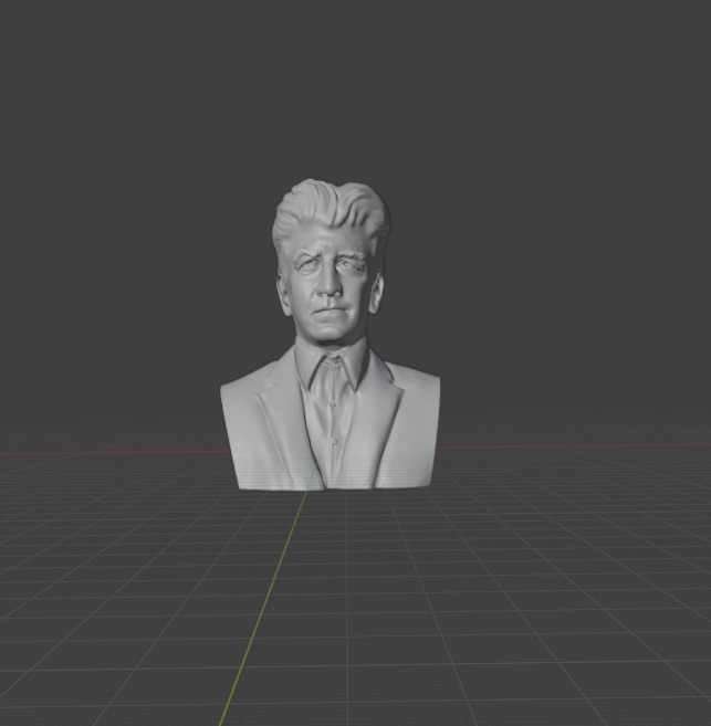 David Lynch 3D print model_1