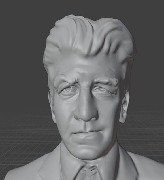 David Lynch 3D print model_17