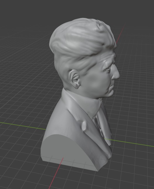David Lynch 3D print model_5