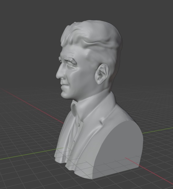 David Lynch 3D print model_13
