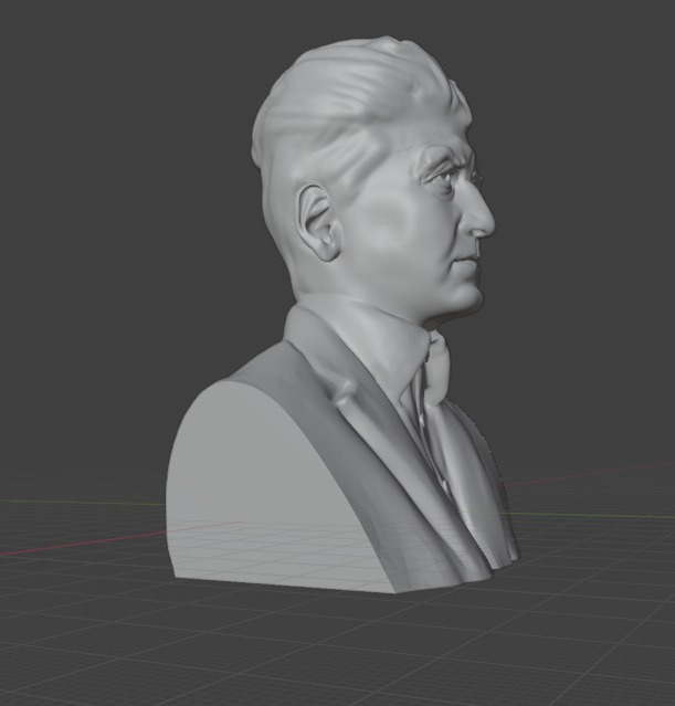 David Lynch 3D print model_6