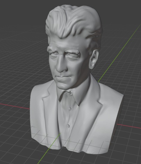 David Lynch 3D print model_15