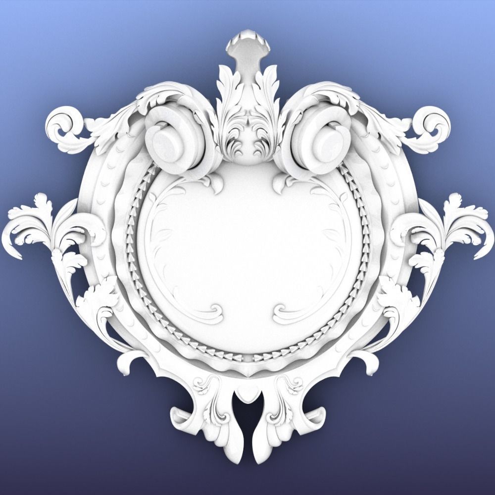 ProArt - Decor frame element 01 3D model_2