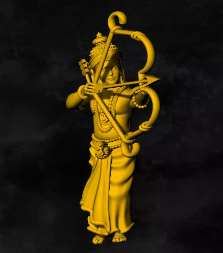 ramudu locket 3D print model