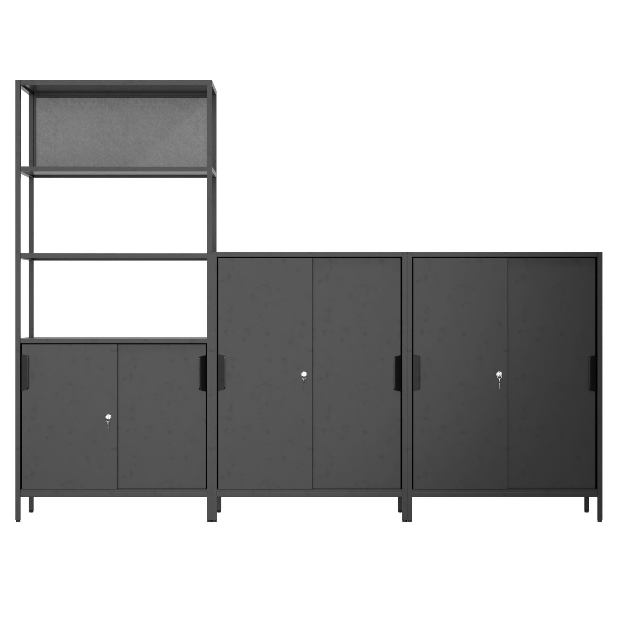 IKEA - TROTTEN Cabinet combination 3D model_4
