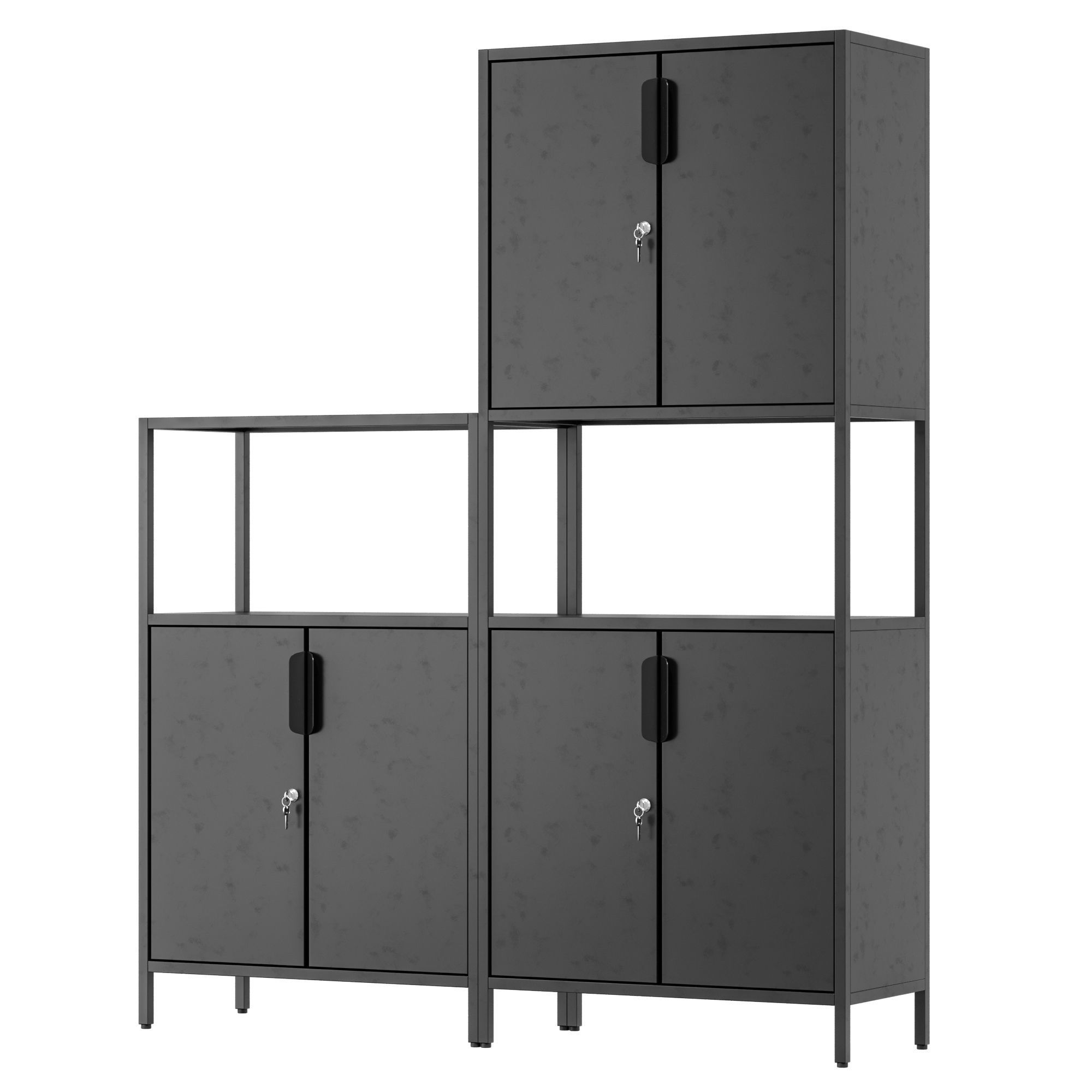 IKEA - TROTTEN Cabinet combination 3D model_1