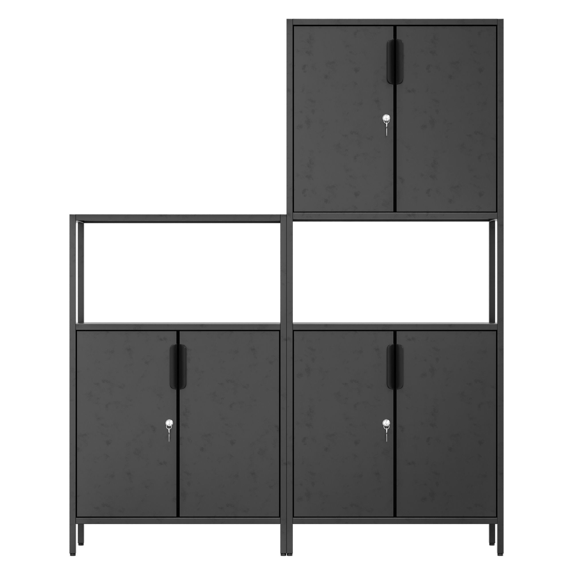 IKEA - TROTTEN Cabinet combination 3D model_2