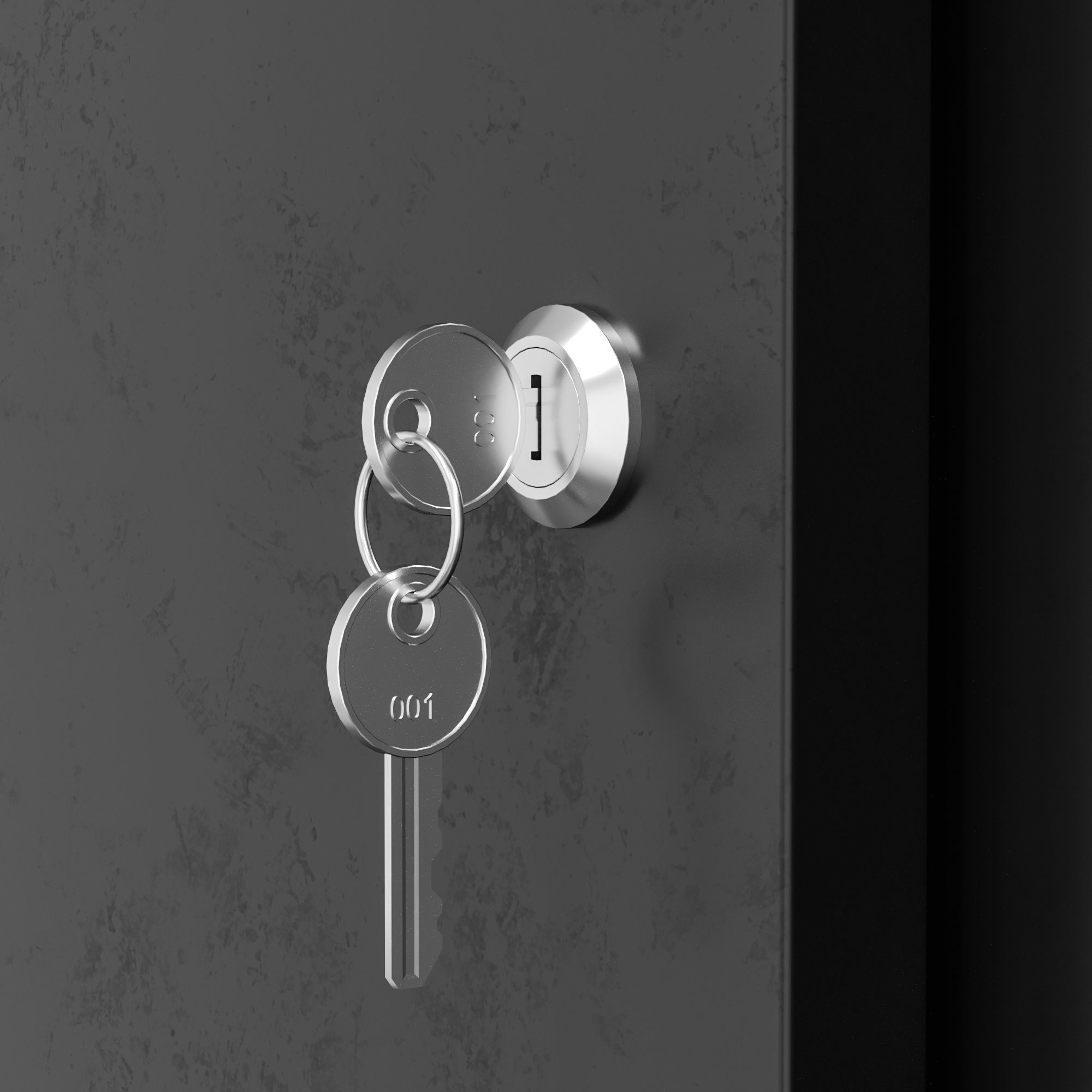 IKEA - TROTTEN Cabinet combination 3D model_3