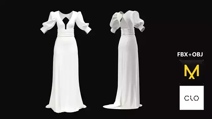 Wedding Dress Marvelous Designer