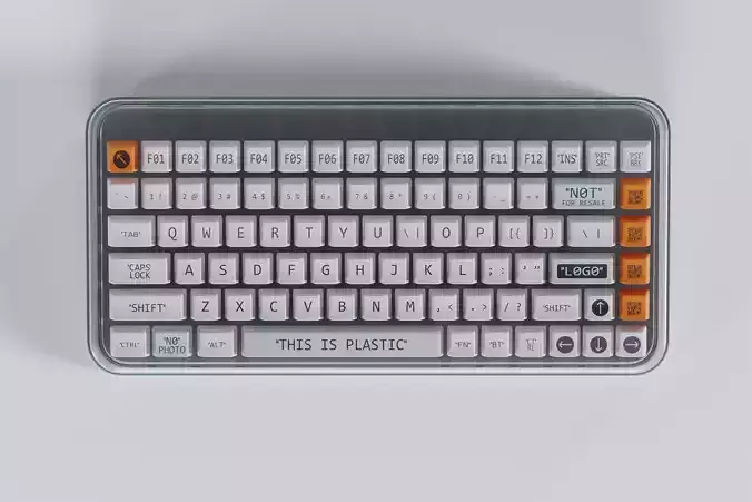 Custom Keyboard Mojo 84 3D model