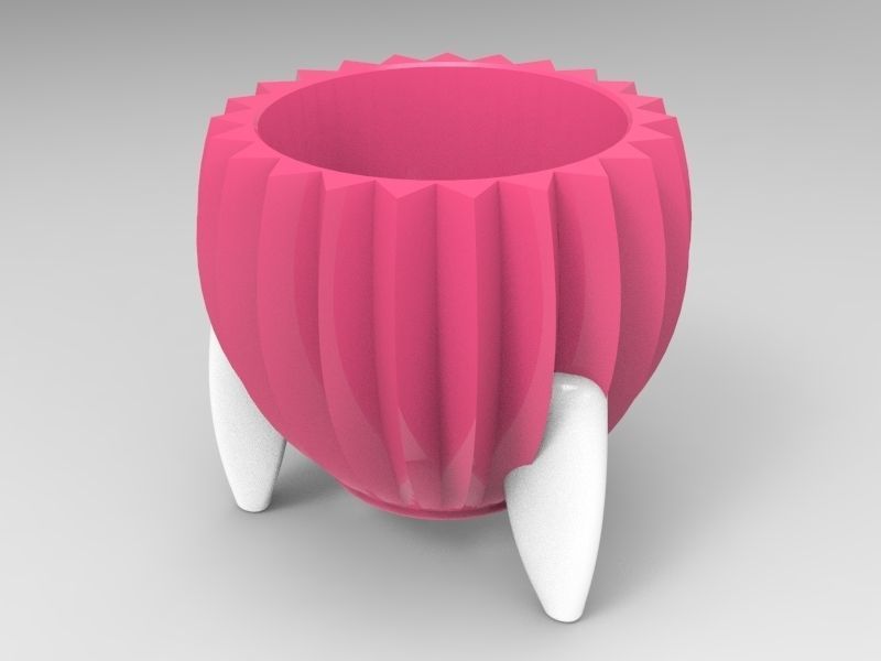 Christmas flower pot vase UPDATE 3D print model_8