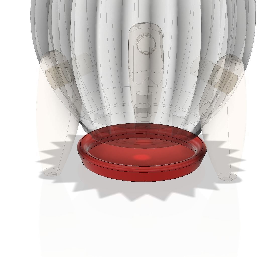 Christmas flower pot vase UPDATE 3D print model_2