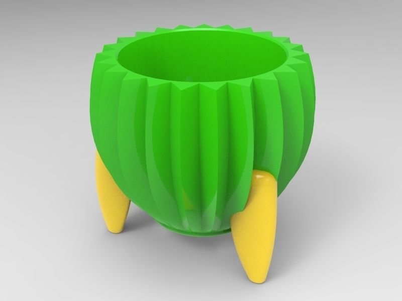 Christmas flower pot vase UPDATE 3D print model_7