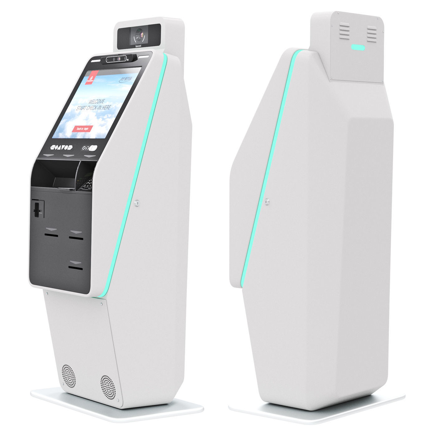 Self-service kiosk Consulta 130 3D model_1