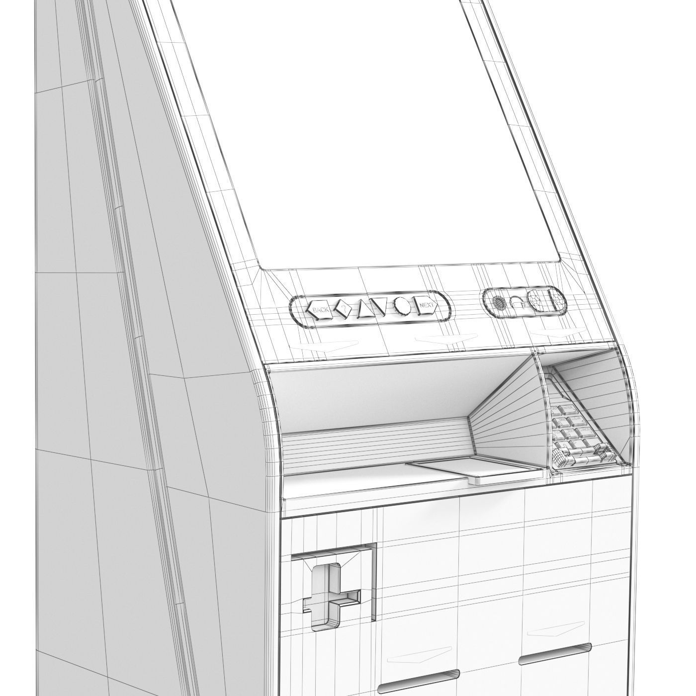 Self-service kiosk Consulta 130 3D model_7