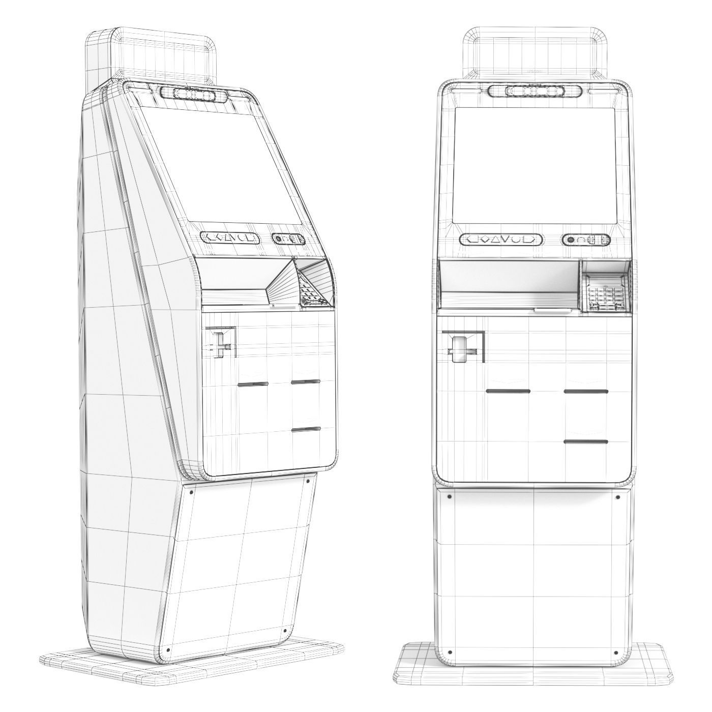 Self-service kiosk Consulta 130 3D model_4