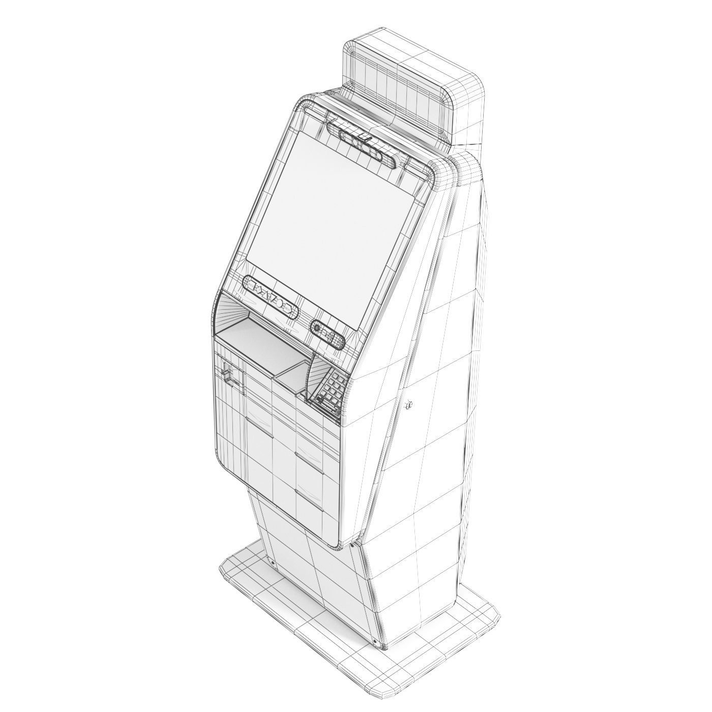 Self-service kiosk Consulta 130 3D model_6