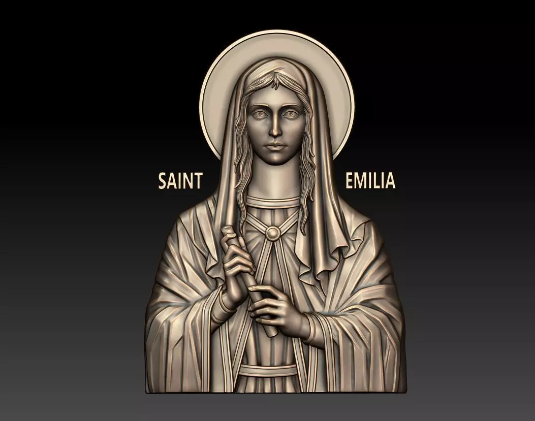 Saint Emilia of Caesarea 3D print model