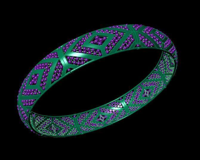 Bracelet  3D print model_2