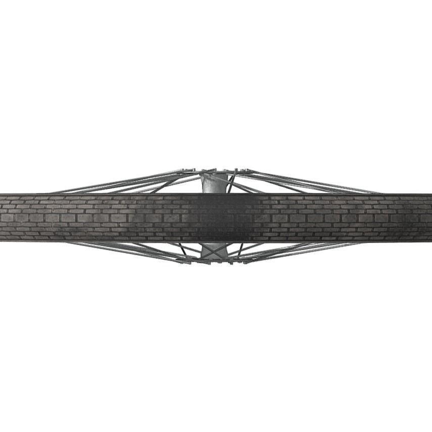 Old Bicycle Wheel 3D model_3