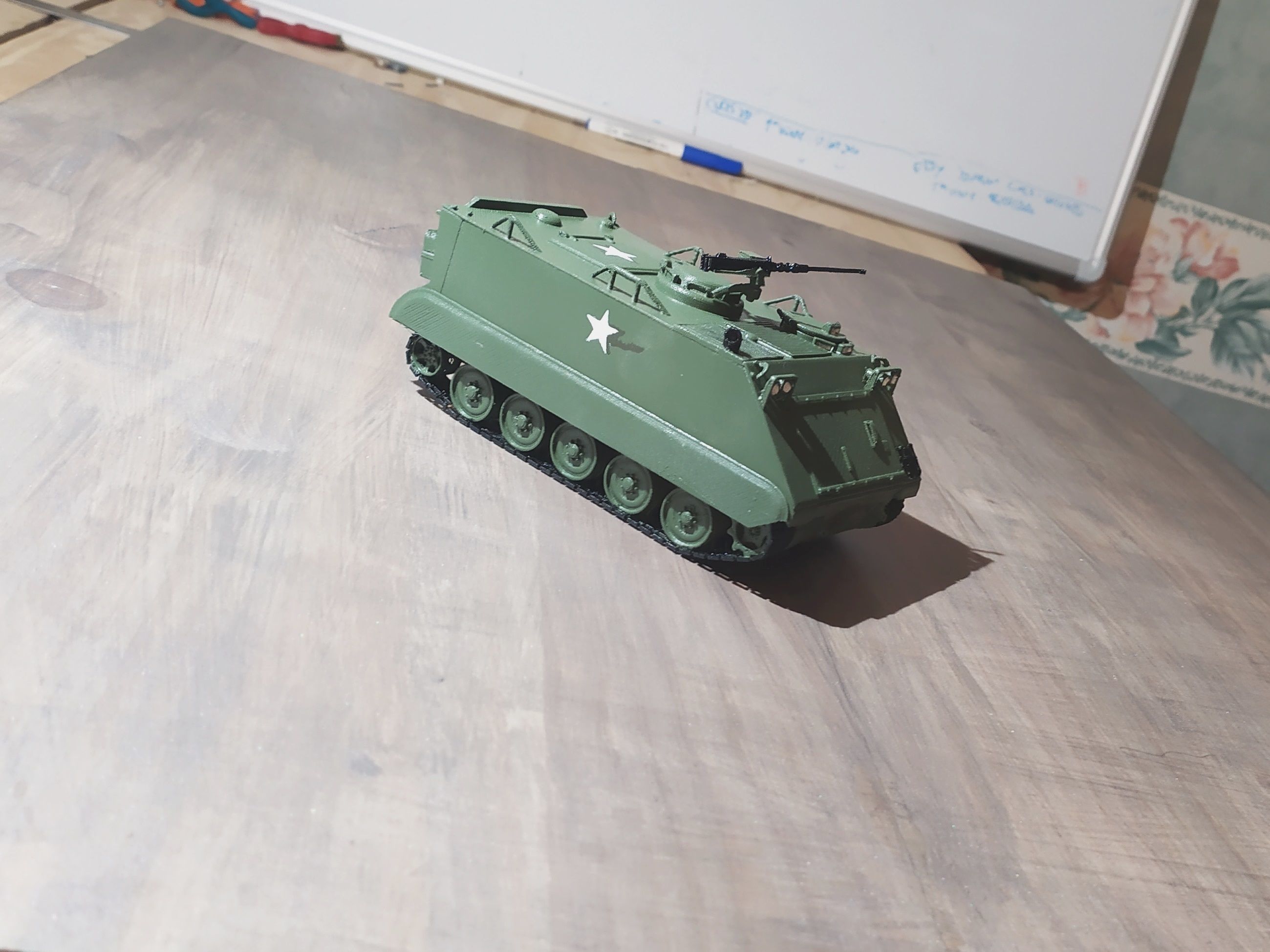 Armored vehicle M113 APC  - STL files- vietnam war era  3D print model_13