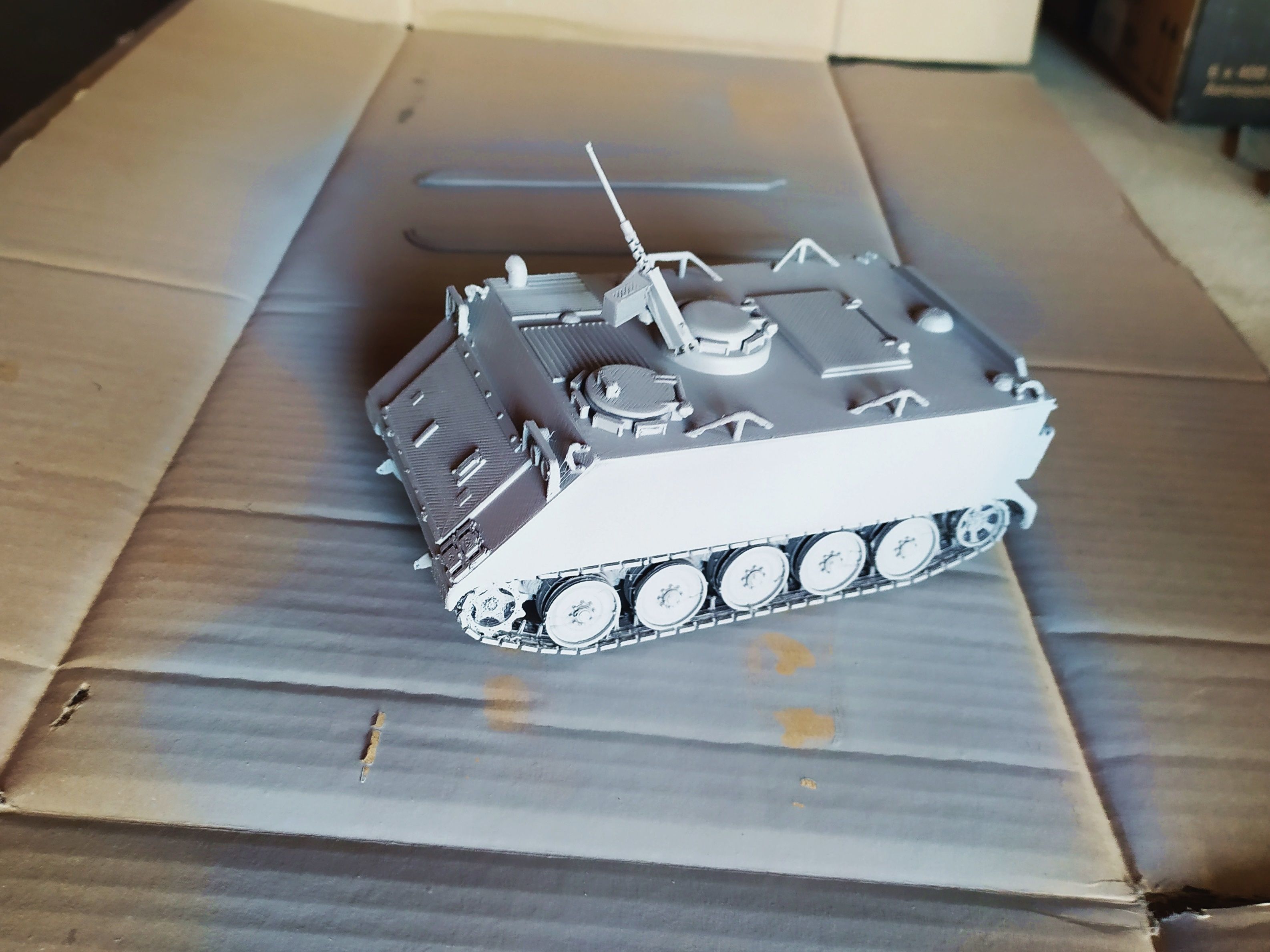 Armored vehicle M113 APC  - STL files- vietnam war era  3D print model_2