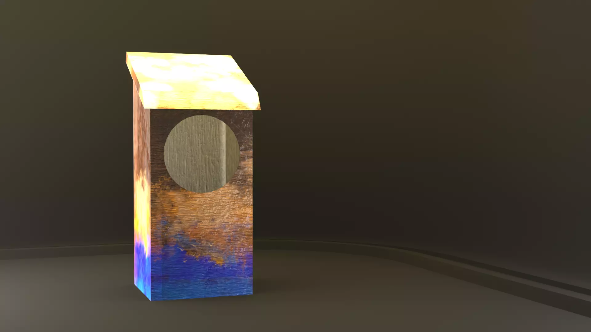 Bird house 3D model_0